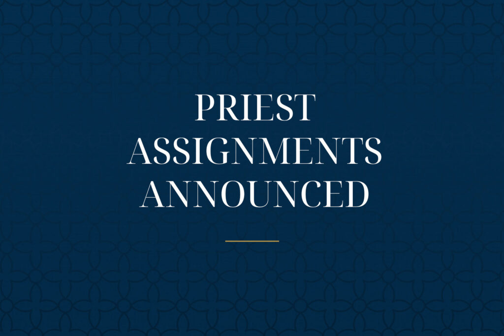 Clergy Assignments | August 2025