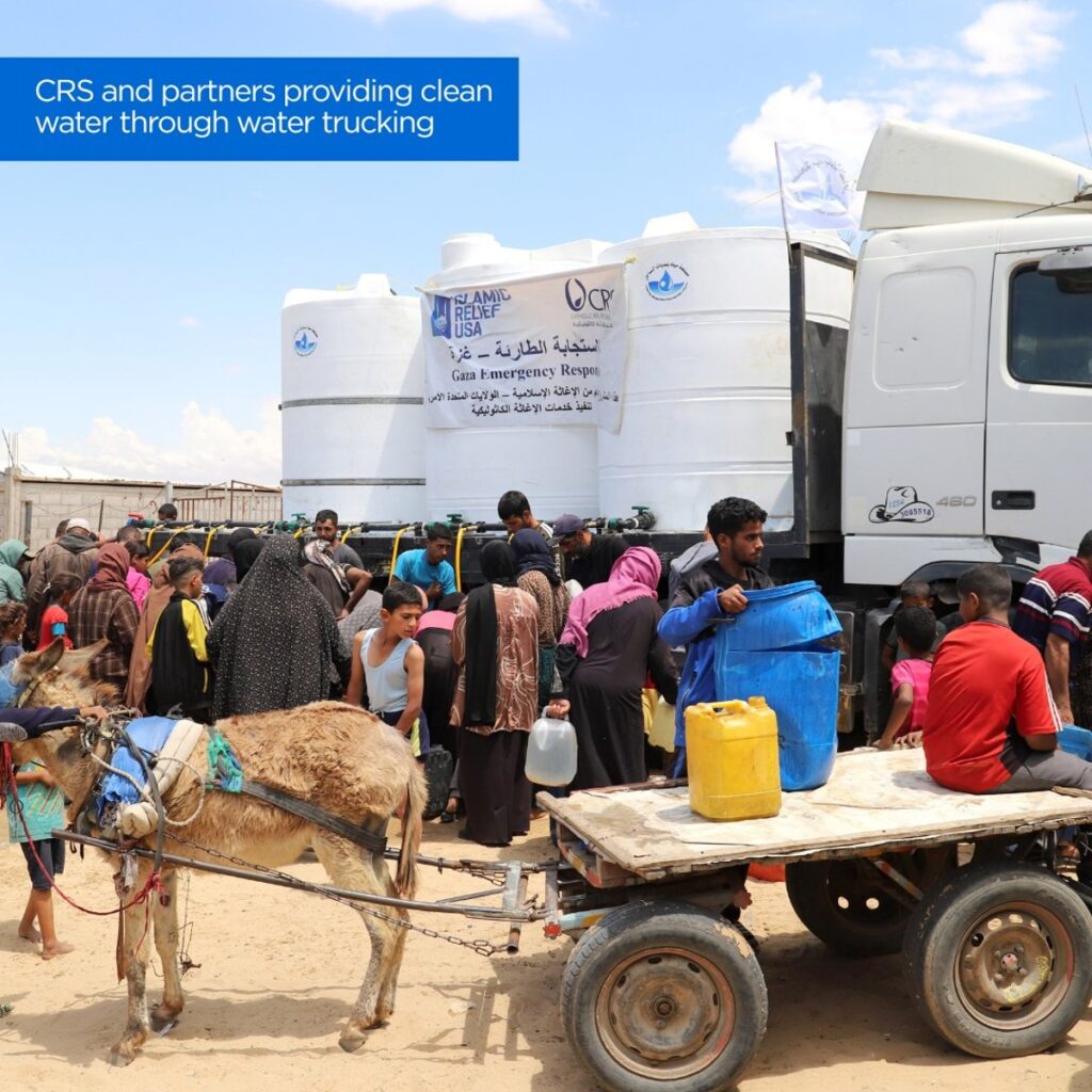 Donate to the Holy Land Conflict through Catholic Relief Services